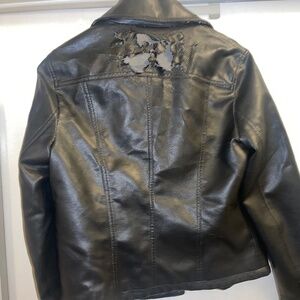Women’s Black Faux Jacket
